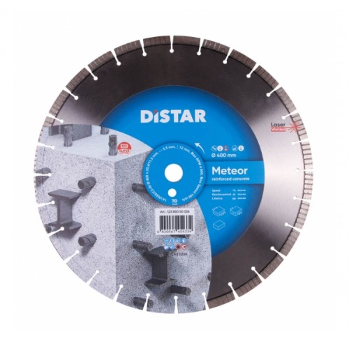 Диск алмазний DI-STAR 1A1RSS/C3-W 400x3,5/2,5x12x25,4-28 F4 Meteor (12385055026)