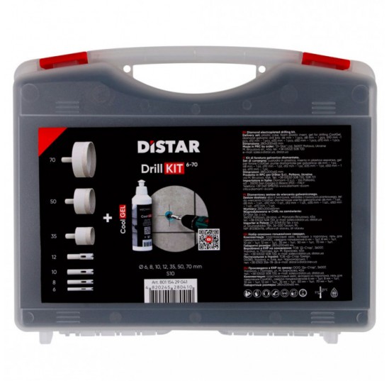  Набор сверл DrillKIT 6-70 + CoolGEL
