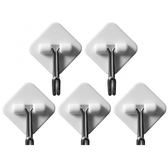 Набір гачків самоклеючих 5шт 74753 шарнірних