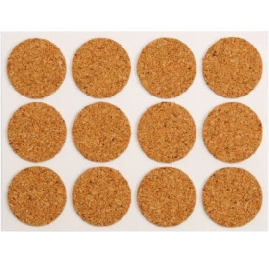 Протектор самоклеючий корковий VOREL 28мм набір 12шт (74804)