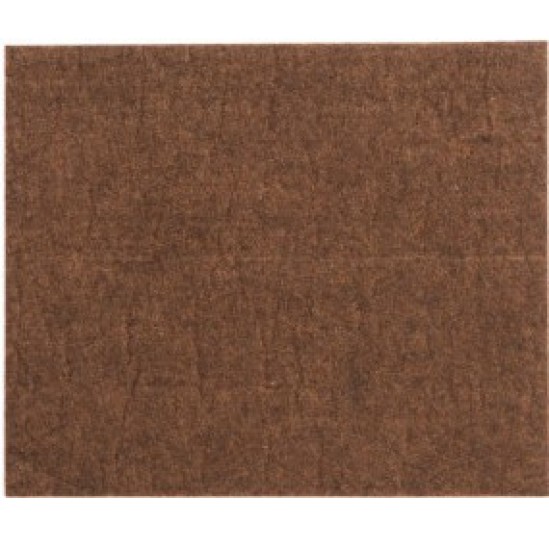 Протектор самоклеючий войловий VOREL 100*120мм коричневий (74869)