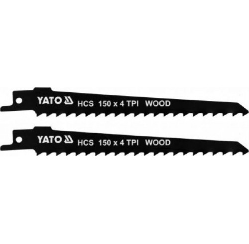 Полотно до шаблевої пили по дереву YATO 150 1 6 зубів  2шт (33922)