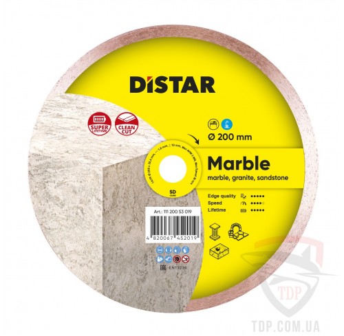 Алмазный отрезной диск Distar Marble 200x1.6x10x25.4 (11120053015)