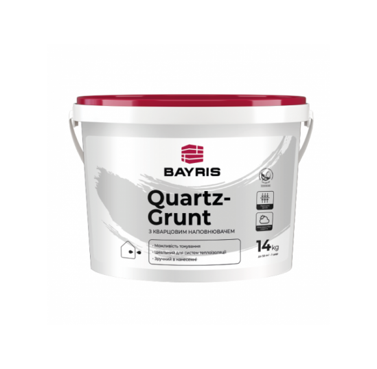 БАЙРІС ГРУНТОВКА КВАРЦ-ГРУНТ, 14 КГ