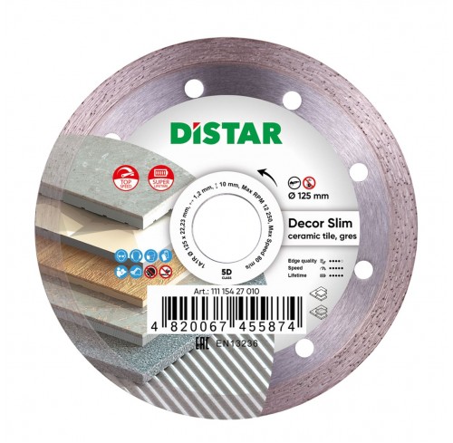 Алмазний диск Distar 1A1R 230x2,2x8,0x22,23 Bestseller Ceramics (11315095017)