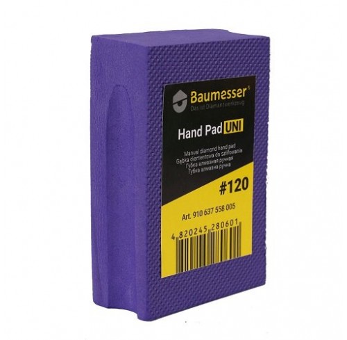 Губка алмазна ручна Baumesser Hand Pad Uni 120(910637558005)