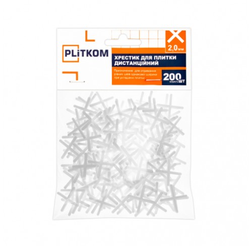 Хрестики 2,0мм 200шт Plitkom (1111000)