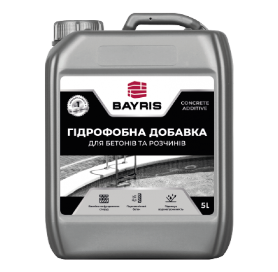 Гідрофобна добавка до бетону "Байріс" 1л