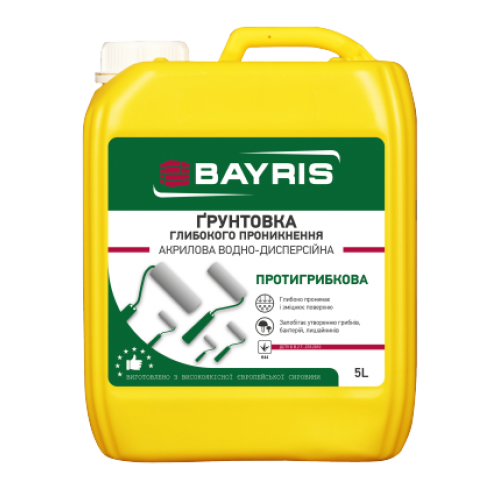Грунтовка протигрибкова БАЙРІС 10л