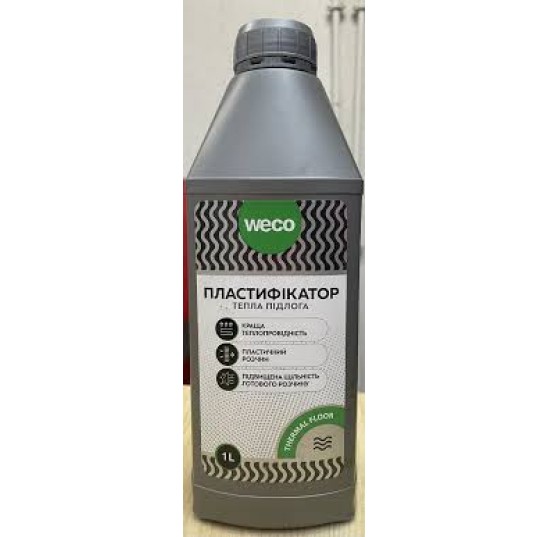 Пластифікатор 1 л тепла підлога WECO