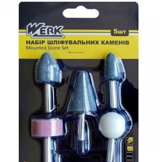 Набір шліфувальних каменів  WERK (101872)