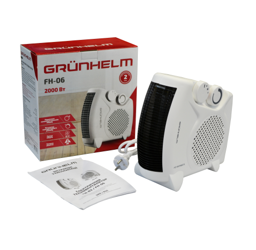 Тепловентилятор спіральний FH-06 1000/2000Вт 220В (89168)