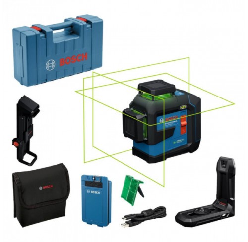 Нівелір лазерний GLL 80-33 G + кейс + акс.  BOSCH 0601065501