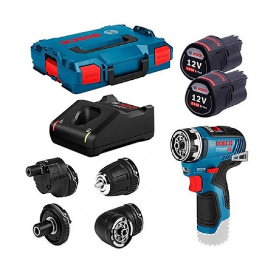 Шуруповерт акумуляторний GSR 12V-35 FC 2x3,0Ah;L-Boxx Bosch 06019H3000