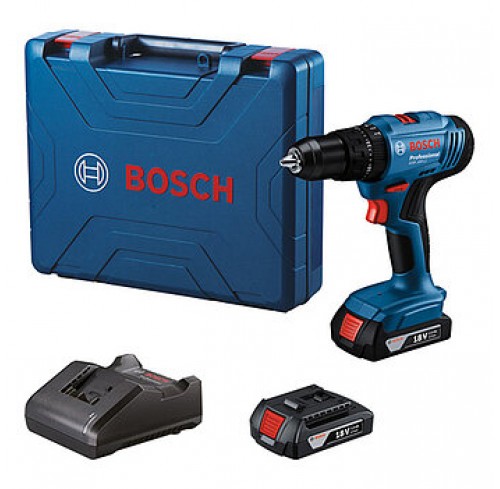 Шуруповерт акумуляторний ударний GSB 183-LI 2 ак. 2.0Ah, ЗП, кейс BOSCH 06019K9100