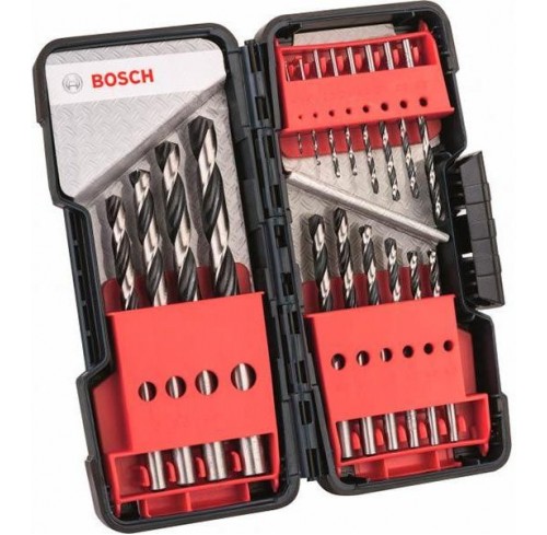 Набір свердел по металу HSS PointTeQ, ToughBox, 1–10 мм Bosch 2608577350