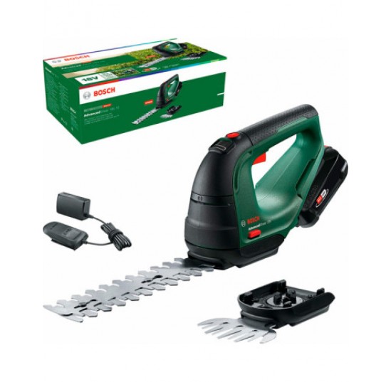 Кущоріз-ножиці акумуляторні Advanced Shear 18V-10 BOSCH зелений 0600857000