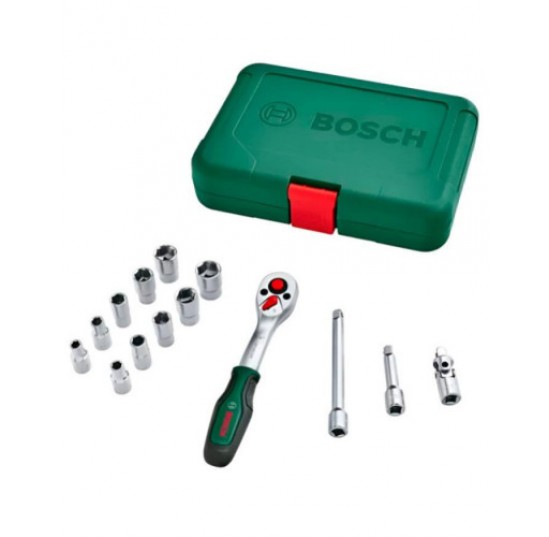 Набір торцевих головок 1/4" 14 шт BOSCH 1600A02BY0
