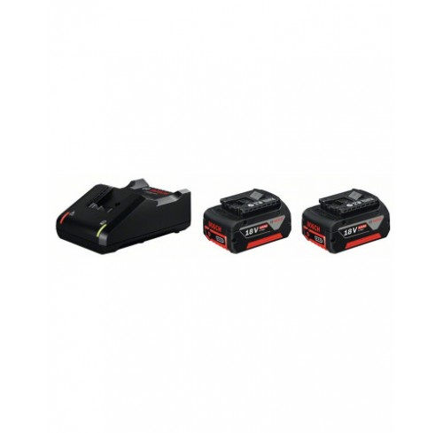 Набір 2х акумуляторів GBA 18V 4.0Аг + ЗП GAL 18V-40 Bosch 1600A019S0