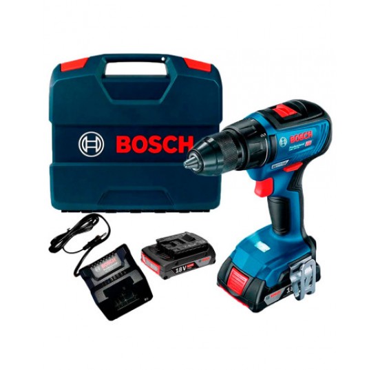 Шуруповерт акумуляторний GSR 18V-50 (2 шт 18V 2,0 Ah, ЗП GAL 18V-20, L-case) Bosch 06019H5000
