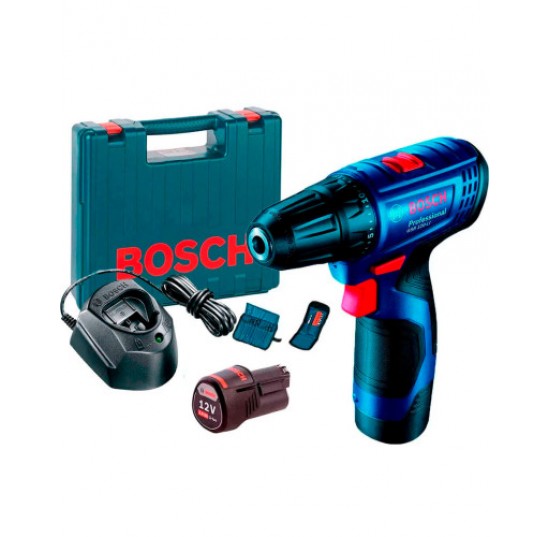 Шуруповерт акумуляторний GSR 120-LI + Набір біт Bosch 06019G8002