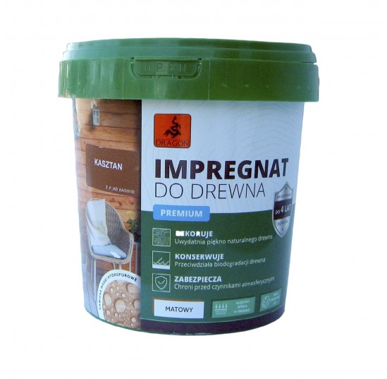 Імпрегнат для дерева Dragon Premium КАШТАН1л