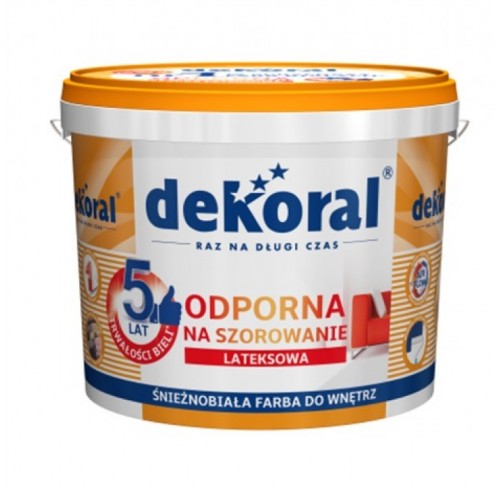 Фарба для вологих приміщень Dekoral сніжнобіла  1л