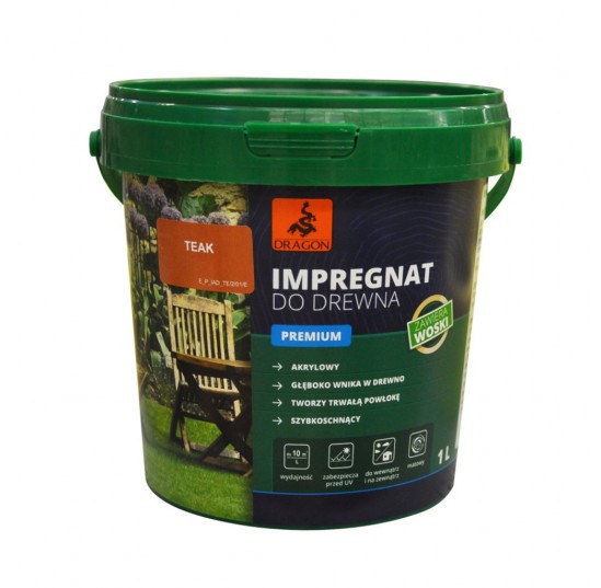 Імпрегнат для дерева Dragon Premium тік 1л