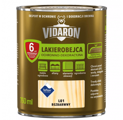 Лакобейц 0,75л. Vidaron 01 безколірний