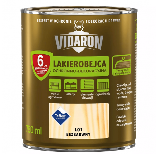 Лакобейц 0,75л. Vidaron 01 безколірний