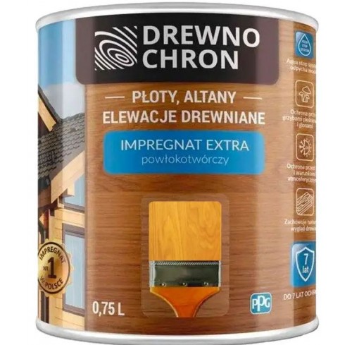 Деревозахисний засіб "Древохрон" 0,75л грунт безбарвний