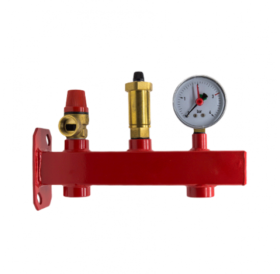 Група безпеки консольна KARRO KR-88071 червона з кріпленням (CV009596)
