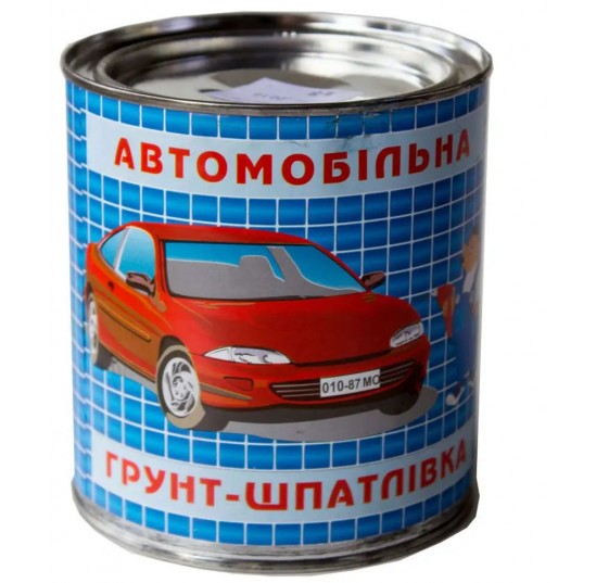 Грунт-шпаклівка однокомпонентна алкідно-стирольна автомобільна 0,9кг