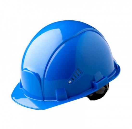 Каска будівельна синя (16-502)