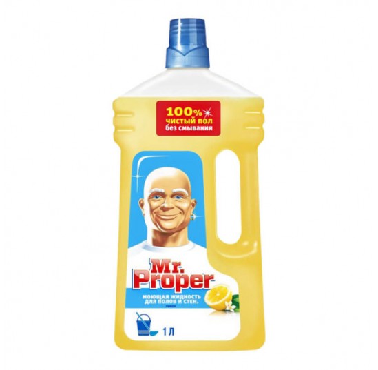 Рідина д/миття підлоги та стін 1л MR PROPER лимон (81657180)