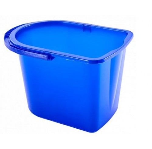 Відро прямокутне 14л синє (122024)