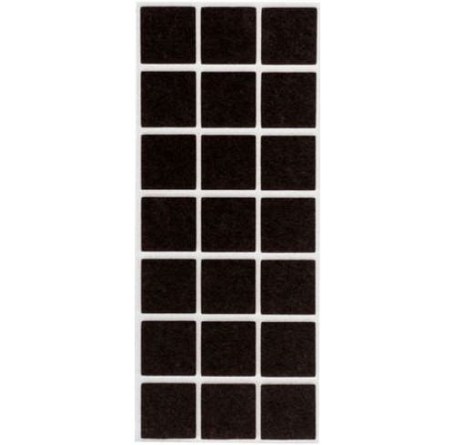 Підкладки повстяні 25*25мм квадратні (18шт) (19-04-004)