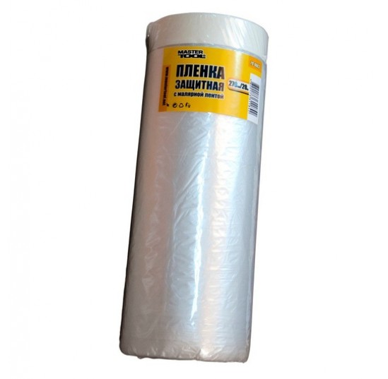 Плівка захисна з малярною стрічкою 270см*20м MASTERTOOL (79-9003)