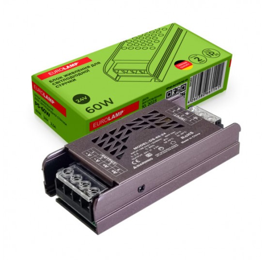 Блок живлення EUROLAMP 60W 24V 2.5A