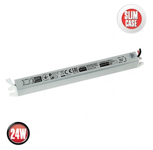 Трансформатор для LED стрічки 24W 176-264V 2A 082-002-0024-010 (VIPA-24)