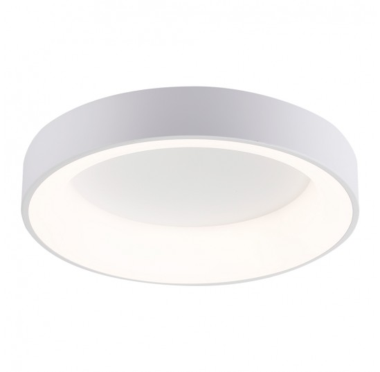 Світильник LED VELMAX V-CL-VERONA-R max 50W 3000k-6500K 3000Lm пульт ДК білий (23-46-00-1)