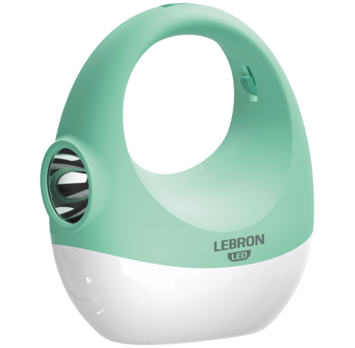 Ліхтар кемпінговий акумуляторний LED Lebron L-HL-617 ABS 7,5W USB зелений (15-16-17)