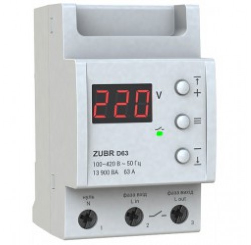 Реле напруги ZUBR D63