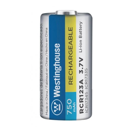 Акумулятор літій-іонний Westinghouse Li-ion RCR123A 3.7V 750mAh