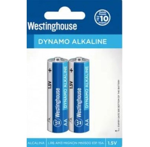 Батарейка лужна AA/LR6 Westinghouse Dynamo Alkaline 2шт