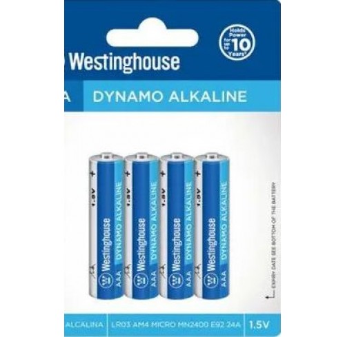 Батарейка лужна AAА/LR03 Westinghouse Dynamo Alkaline 4шт
