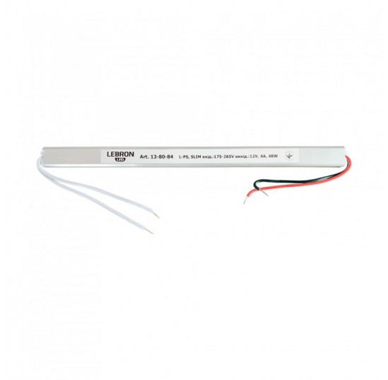Блок живлення LEBRON L-PS SLIM 12V 4A 48W (13-80-84)