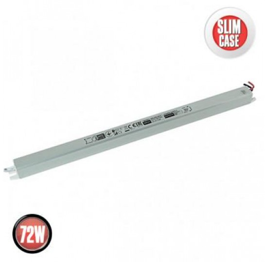 Трансформатор для LED стрічки 72W 176-264V 6A 082-002-0072-010 (VIPA-72)
