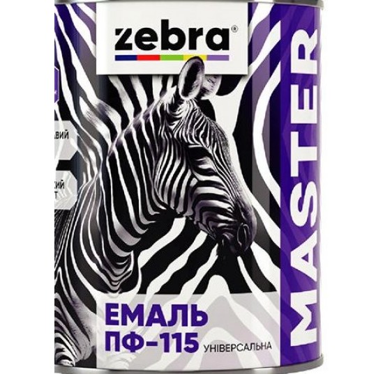 Емаль 2,6кг ЗЕБРА №1260 помаранчева ПФ-115