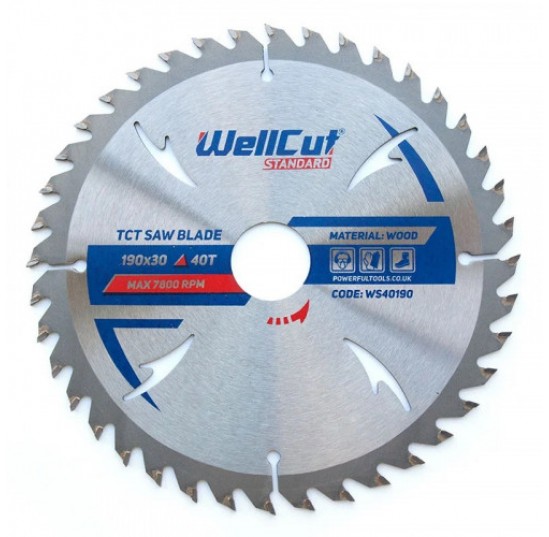 Пила дискова 125*22,23 24Т WellCut Стандарт